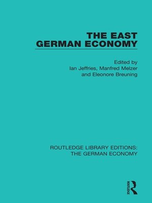 cover image of The East German Economy
